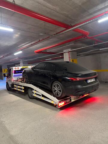 Audi A7 kapalı otopark araç kurtarma — Rio Oto Kurtarma